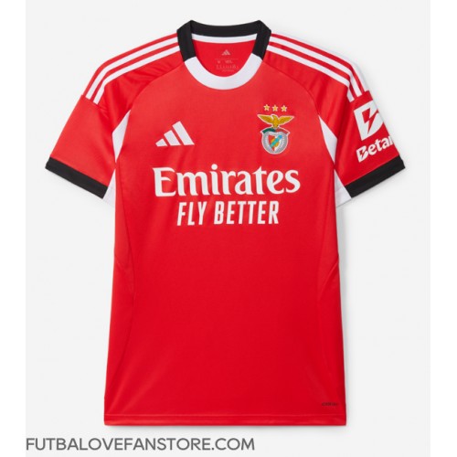Benfica Domáci futbalový dres 2025-26 Krátky Rukáv Benfica Domáci futbalový dres 2025-26 Krátky Rukáv